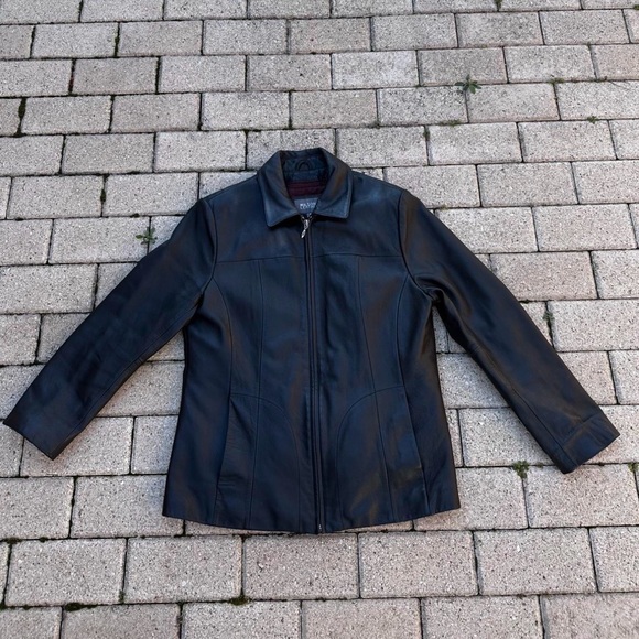 Men’s Black Leather Jacket - Picture 1 of 4